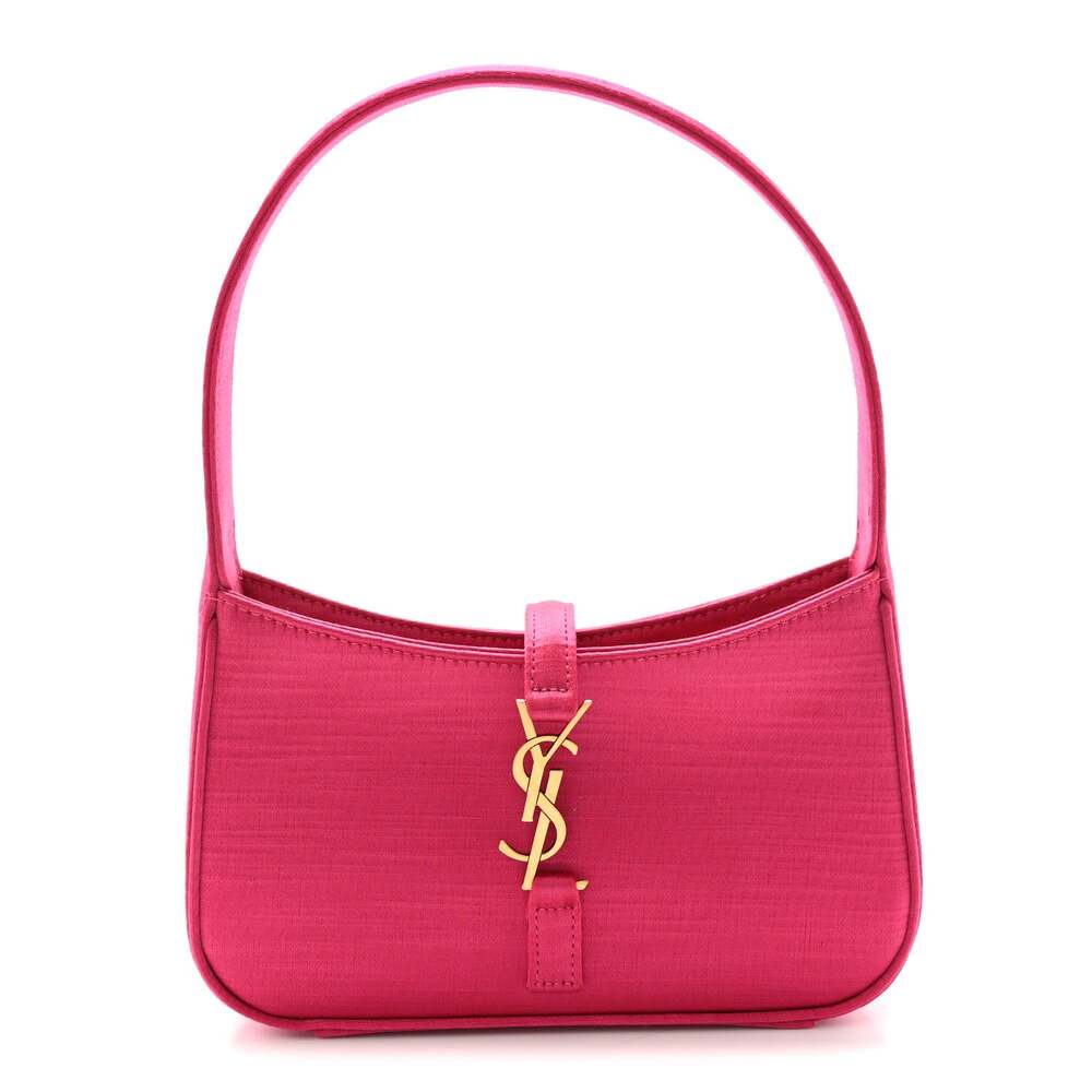 Saint Laurent Satin Le 5 A 7 Mini Hobo #267569S10B